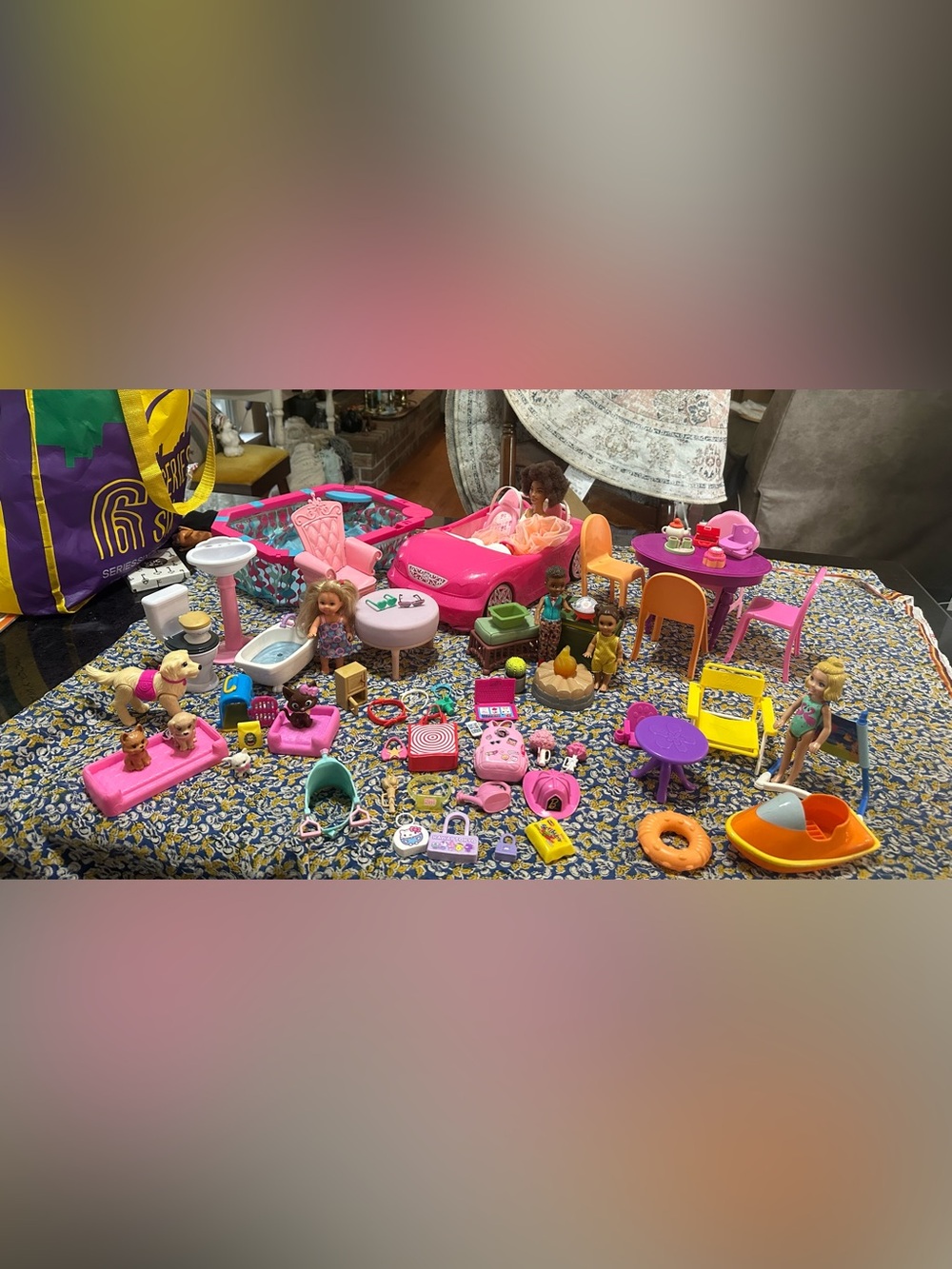 Large lot of Barbie stuff